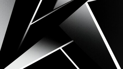 Futuristic Geometric Interface with Abstract Shapes