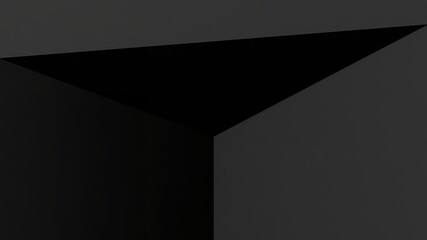 Futuristic Geometric Interface with Abstract Shapes