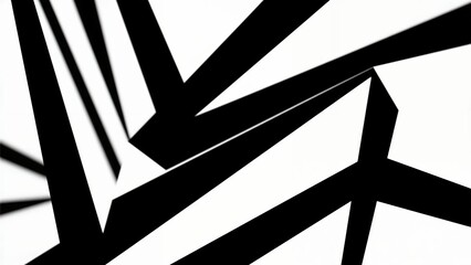 Futuristic Geometric Interface with Abstract Shapes