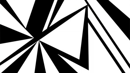 Futuristic Geometric Interface with Abstract Shapes