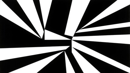 Futuristic Geometric Interface with Abstract Shapes