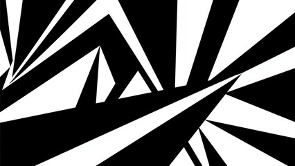 Futuristic Geometric Interface with Abstract Shapes