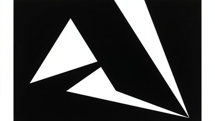 Futuristic Geometric Interface with Abstract Shapes