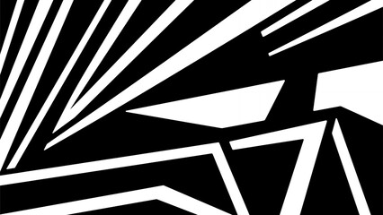 Futuristic Geometric Interface with Abstract Shapes