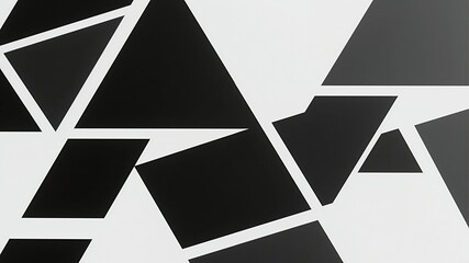 Futuristic Geometric Interface with Abstract Shapes