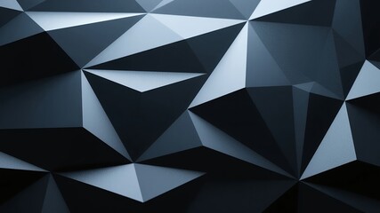 Futuristic Geometric Interface with Abstract Shapes