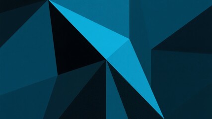 Futuristic Geometric Interface with Abstract Shapes