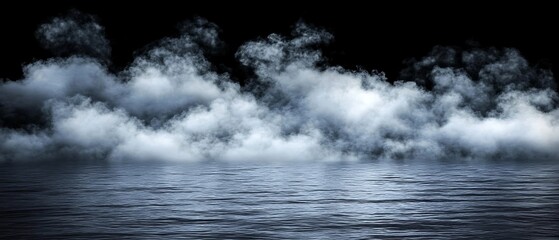 Obraz premium Foggy water scene