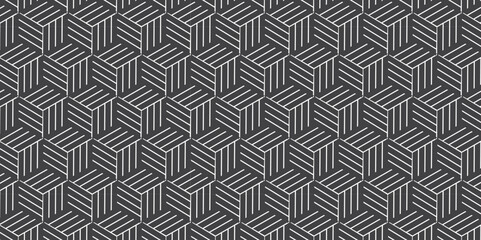 Vector fabric seamless geometric design. Ornament textile and art decor paper.	Seamless maze square illustration pattern wallpaper.