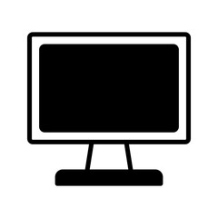 Computer icon set. computer monitor icon vector.