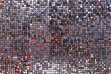 glittering festive iridescent background for photo zone