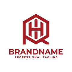 Letters RHI Hexagon Logo, for RHI, RIH, HRI, HIR, IRH, IHR initials