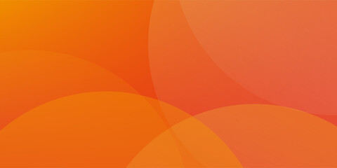 Minimal geometric background. Orange elements with fluid gradient. Dynamic shapes composition. Eps10 vector
