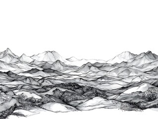 A Zen Ink Wash Background with a Minimalist, Black-and-White, Japanese Aesthetic