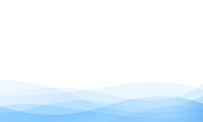 青色波型背景素材