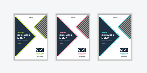 Corporate Book Cover Design Template in A4. Can be adapt to Brochure, Annual Report, Magazine,Poster, Business Presentation, Portfolio, Flyer, Banner
