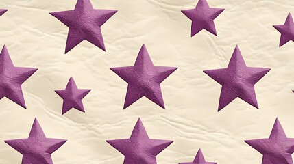 Obraz premium Pattern with uniform five-pointed stars, perfect for smooth visual flow in textile printing, web design, or children’s products.