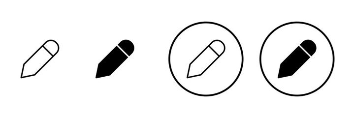 Pencil icon vector. pen sign and symbol. edit icon vector