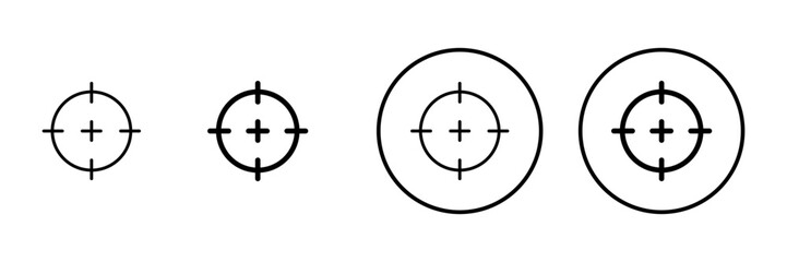 Target icon vector. goal icon vector. target marketing sign and symbol