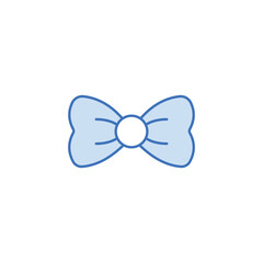 Fototapeta premium Bow Tie icon design with white background stock illustration
