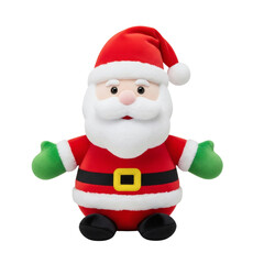 Santa Claus plush toy in red suit