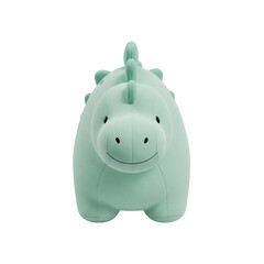 Green dinosaur plush figure with small spikes