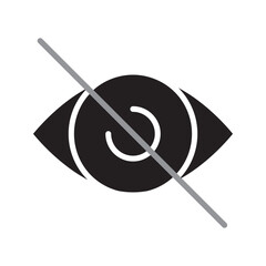 eye icon. eye icon with feathers. vision icon. forbidden to see icon. crying icon .simple vector
