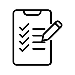 icon Clipboard, checklist, report, survey