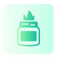 Obraz premium candle gradient icon