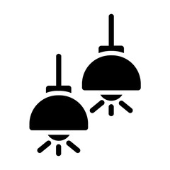 Obraz premium light bulb Solid icon