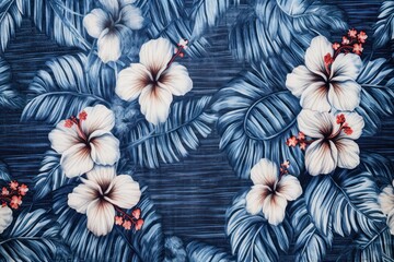 Fototapeta premium Hawaii backgrounds pattern flower.