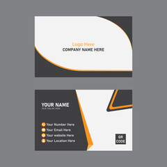 New Professional modern business card template design