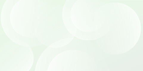 Minimalist abstract background, circle shape gradations, soft colorful,gree, vector