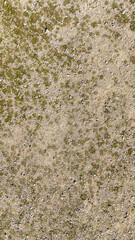 Aerial zenithal view of a terrain ideal for texture, pattern and background.