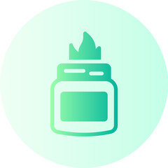 candle gradient icon