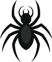 spider Silhouette Vector illustration transparent background.