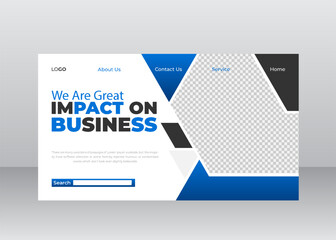 Stylish Modern Website Header Design For Digital Marketing Agency 