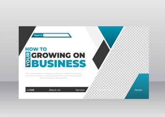 Creative Website Header Design for digital marketing agency 