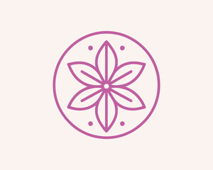 abstract flower icon