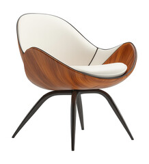 Obraz premium Modern Chair on a Transparent Background PNG Image