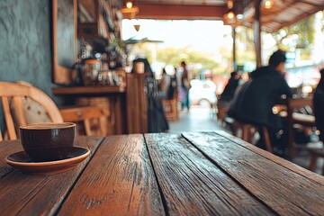 Coffee and Conversation in a Cozy Cafeteria Setting
