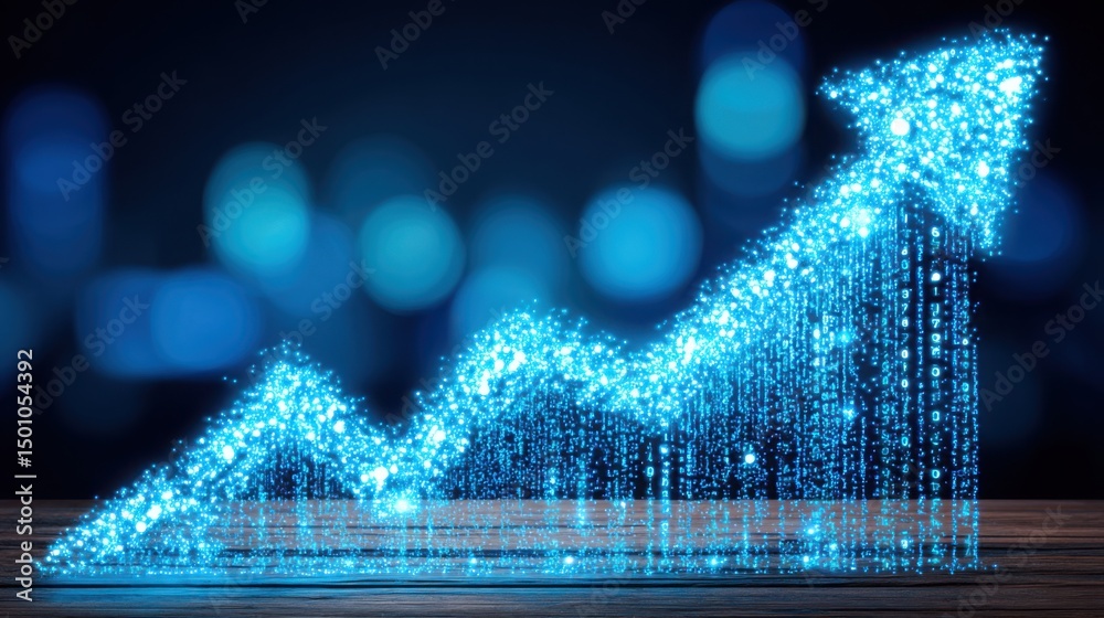 Poster quantum projected fib level stacking tool icon concept featuring advanced analytics for strategic fi