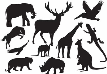 Animal Silhouettes Set.eps