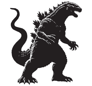 Godzilla Vector Line Godzilla Vector Images – Browse 729 Stock Photos, Vectors, and Video ...