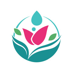 Floral Logo Design for Beauty Spa and Relaxation