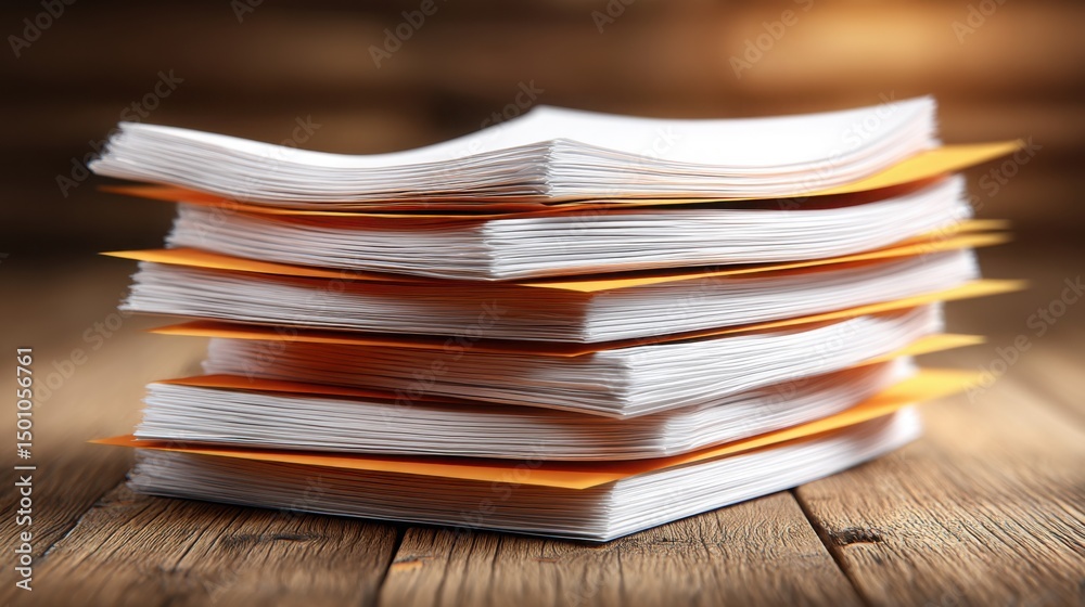 Poster smart business document formatter icon concept demonstrating efficient document management and tidy 