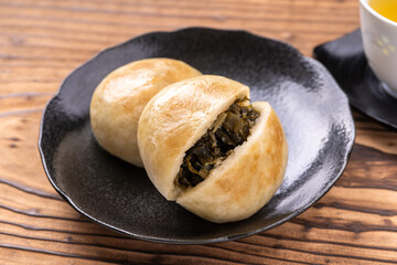 おやき（野沢菜）
