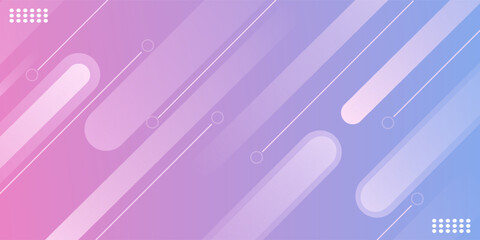 Modern banner background, pink and blue gradations, shape geometric,colorful,vector illustration.