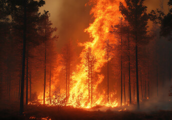 Natural Disaster: Forest Burning
