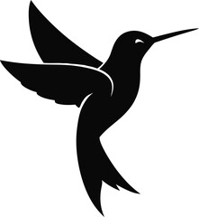 vector illustration of a hummingbird